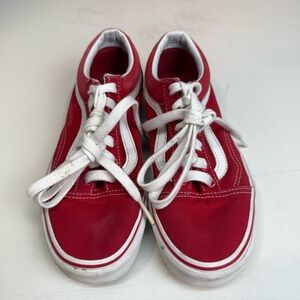 Van’s Classic Red Unisex Sneakers Men’s 5 Women’s 6.5